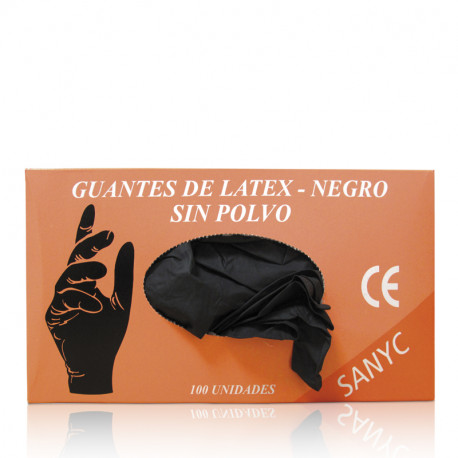 RUKAVICE LATEXOVÉ ČERNÉ MALÉ